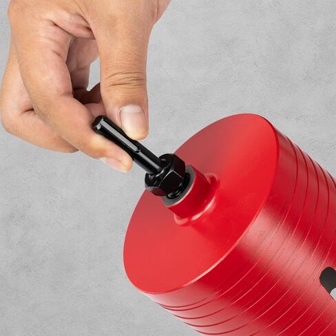 2PCS Core Drill Bit Adapter 5/8"-11 Male Thread to SDS Plus Shank and 3/8" Triangle Shank, Heavy-Duty Converter for Diamond Core Bits, Fits Rotary Hammer Drills, Concrete & Masonry Drilling in Kuwait