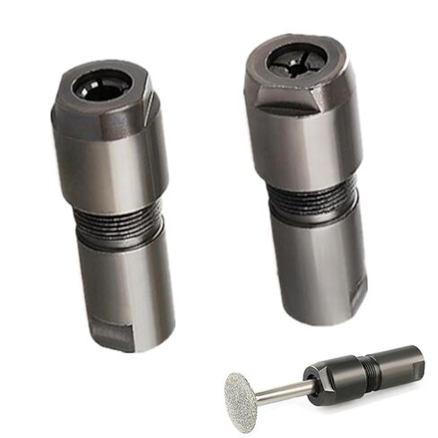 2Pcs Angle Grinder Drill Bit Connector - 6mm+3mm Conversion Tool for Grinder to Polisher/Drill Applications in Kuwait