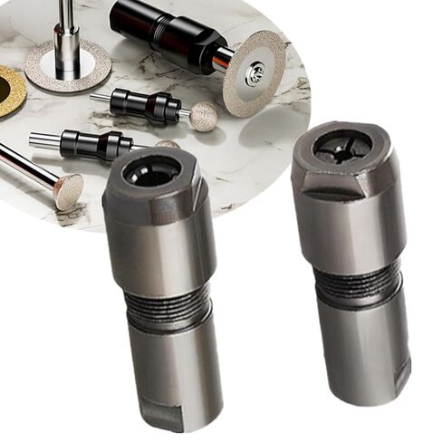2Pcs Angle Grinder Drill Bit Connector - 6mm+3mm Conversion Tool for Grinder to Polisher/Drill Applications in Kuwait
