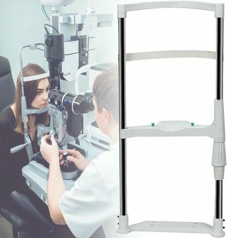 Adjustable Lifting Height Optometry Equipment Accessories Chin Support,Forehead Support Chin Ophthalmic Auto Refractometer Rest,Vision Training Forehead Bracket- in Kuwait