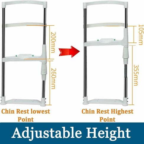 Adjustable Lifting Height Optometry Equipment Accessories Chin Support,Forehead Support Chin Ophthalmic Auto Refractometer Rest,Vision Training Forehead Bracket- in Kuwait