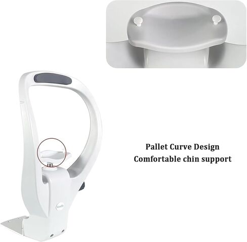 Optometry Lifting Chin Bracket with Adjustable Forehead Support 40MM Lifting Distance and Adjust Forehead Rest Height for Auto Refractometer and Ophthalmic Equipment in Saudi Arabia