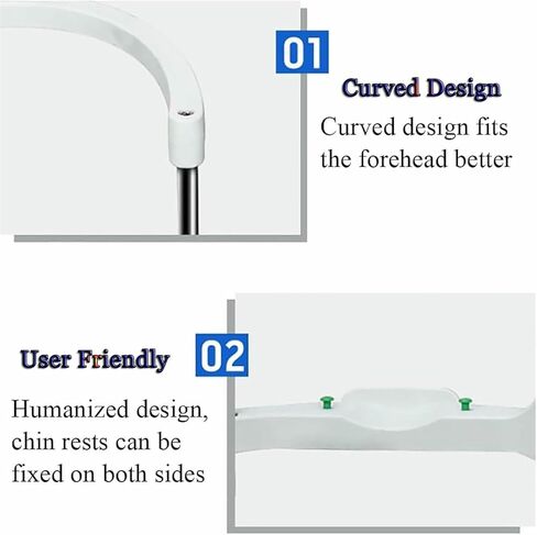 دعامة رفع الذقن من النوع H، دعم الجبين لتدريب الرؤية مع مقبض تعديل الارتفاع، مسند الذقن، دعامة رفع الذقن- in Kuwait