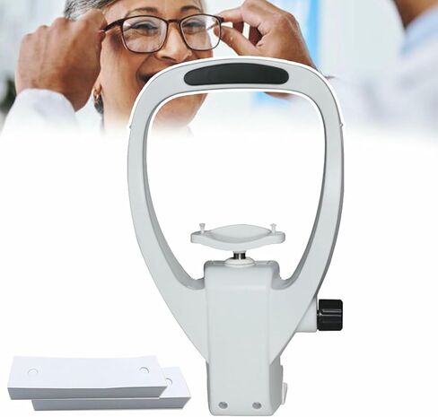 Vision Training Forehead Bracket, Chin Rest Forehead Support Optometry Accessories, Forehead Support Optometry Accessories with Height Adjustment Knob- in Kuwait