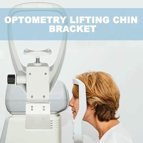 Vision Training Forehead Bracket, Chin Rest Forehead Support Optometry Accessories, Forehead Support Optometry Accessories with Height Adjustment Knob- in Kuwait