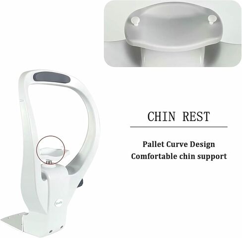 Chin Rest Forehead Support Optometry Accessories with Adjustment Knob, Ophthalmic Auto Refractometer Rest Vision Training Forehead Bracket- in Kuwait