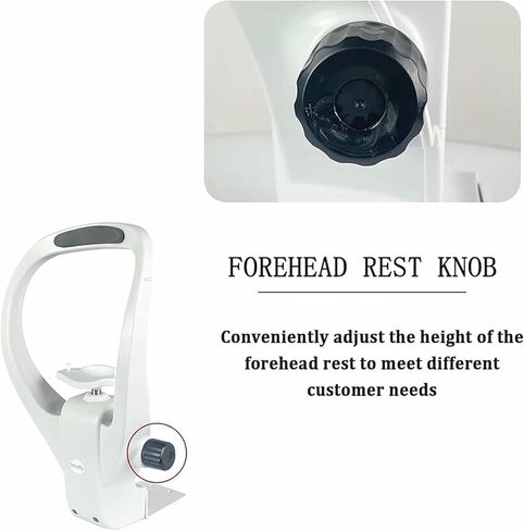 Chin Rest Forehead Support Optometry Accessories with Adjustment Knob, Ophthalmic Auto Refractometer Rest Vision Training Forehead Bracket- in Kuwait