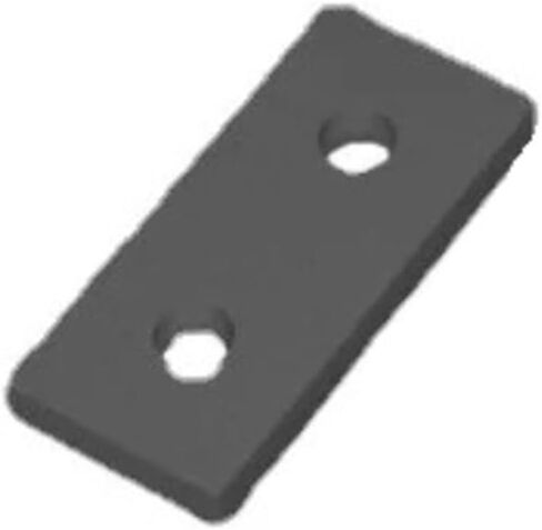 1pc Black Angle Connector Aluminum Mounting Plate Strip Plate Aluminum Connector Fastener 2020 3030 4040 6060 8080 2/3/ 4 Holes(1515-3 Hole) in Saudi Arabia