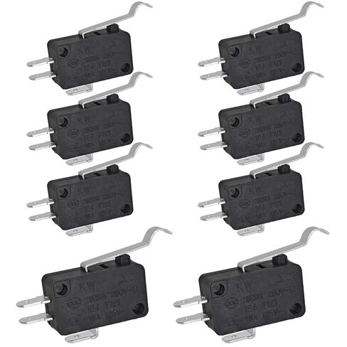 V7-7H15D8-263-1 Micro Switch (Pack of 4) - SPDT Roller Lever Snap Action Switch Compatible with Honeywell - Industrial-Grade Replacement in Saudi Arabia