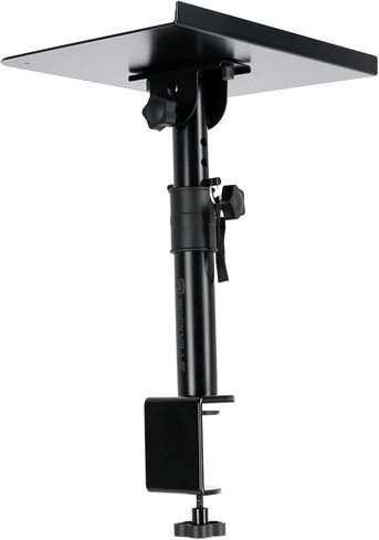 Rockville DMS75 Pair Studio Monitor Speaker Stands, Desk Clamp, 15 Degree Adjustable Tilt, 6 Height Positions, Silicone Anti-Slip Pad in Saudi Arabia