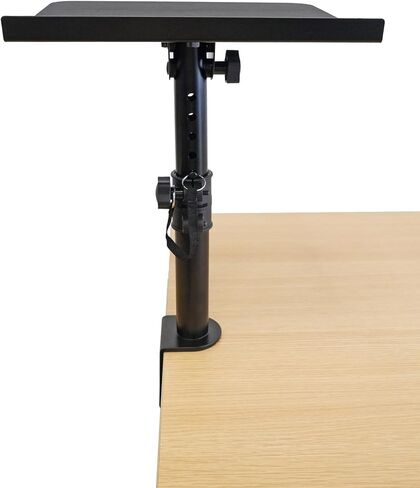 Rockville DMS75 Pair Studio Monitor Speaker Stands, Desk Clamp, 15 Degree Adjustable Tilt, 6 Height Positions, Silicone Anti-Slip Pad in Saudi Arabia