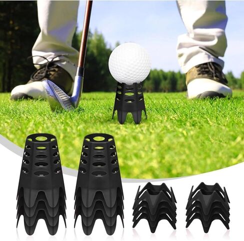 24PCS Plastic Golf Mat Tees for Home, Outdoor Indoor Golf Tees Simulator Training in Kuwait