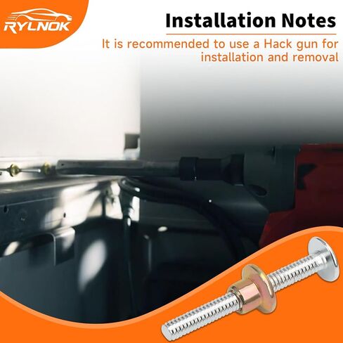 for Peterbilt 379 Huck and Collar-100Pcs 3/16" Medium Flange Collars and 100Pcs Magna-Grip Lock Bolt Replace MGP98T-R6-10G and MGCS-R6U in Kuwait