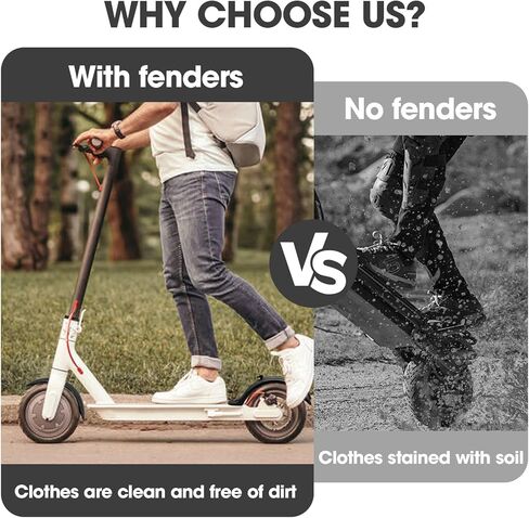 واقي الطين الخلفي للسكوتر الكهربائي من ألياف الكربون مجموعة الحاجز الخلفي لـ Xiaomi M365/M365 Pro Scooter in Kuwait