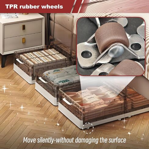 Mini Fixed Drawer Rubber Caster Wheels, 0.5 Inch, Non Swivel, Set of 8, 1/2 Inch Small Rigid Low Profile Adhesive Stick Castors, No Scratch, Quiet Rolling, for Home Furniture and Under-Bed Storage in Saudi Arabia