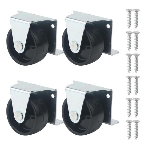 عجلات دوارة منخفضة الحجم مقاس 2 بوصة للسرير المتدحرج، والسرير القابل للطي للخزانة، والدرج، وخزانة الأثاث المتدحرجة، ودرج السرير المتدحرج 4 عبوات in Kuwait