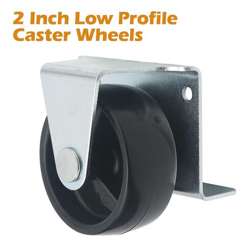 عجلات دوارة منخفضة الحجم مقاس 2 بوصة للسرير المتدحرج، والسرير القابل للطي للخزانة، والدرج، وخزانة الأثاث المتدحرجة، ودرج السرير المتدحرج 4 عبوات in Kuwait