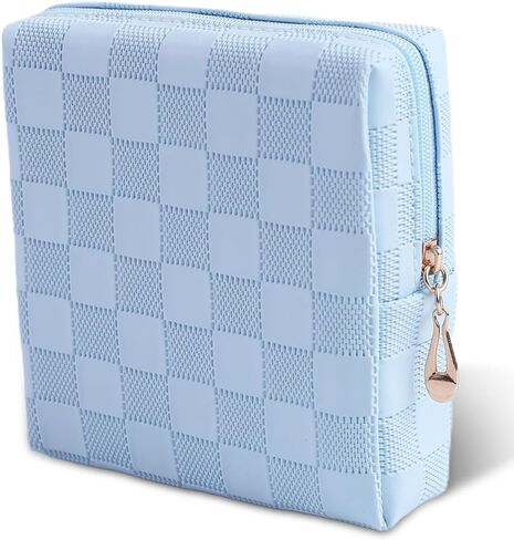 Period Bag for Women Girls | PU Leather Sanitary Napkin Storage Bag | Cute Pads Bags for Period | Discreet Menstrual Pouch for Pads, Tampons, Menstrual Cups | Perfect for Travel & Daily Use in Kuwait