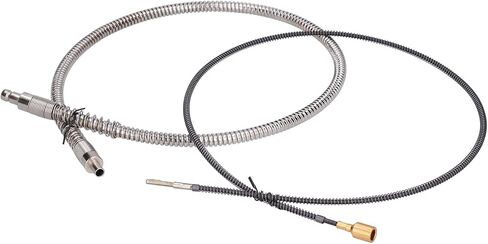 ZJchao Shaft Tool, Electric Hanging Mill Electric Shaft Flexible Stainless Steel Rubber Hose Extension Grinding Accessory in Saudi Arabia