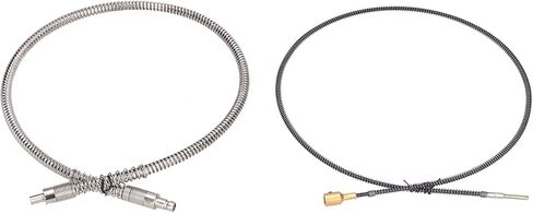 ZJchao Shaft Tool, Electric Hanging Mill Electric Shaft Flexible Stainless Steel Rubber Hose Extension Grinding Accessory in Saudi Arabia