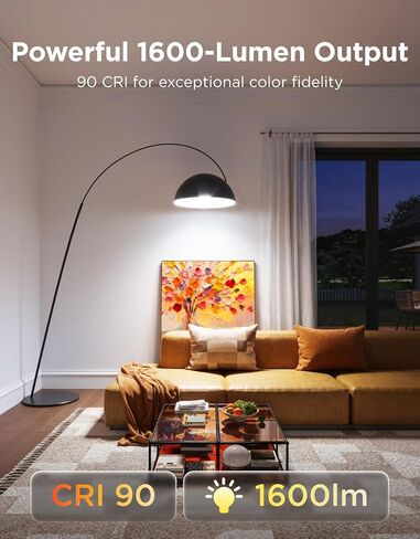 Govee 1600 Lumens Smart Light Bulbs, A21 LED Bulbs 100W Equivalent for Living Room, RGBWW Color Changing Light Bulbs Compatible with Matter, Alexa & SmartThings, CRI 90, E26 Base, 2.4GHz Only, 2-Pack in Saudi Arabia