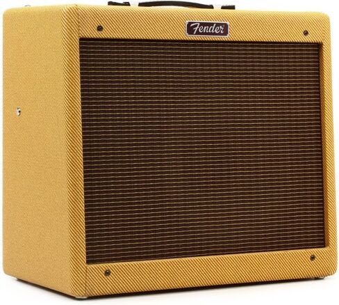 Fender Blues Junior IV 1x12-inch 15-watt Tube Combo Amp - Lacquered Tweed Sweetwater Exclusive with Eminence Red White a in Saudi Arabia