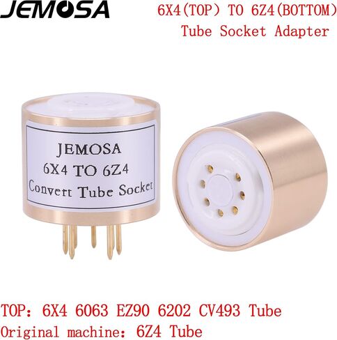 1PC Tube Socket EZ90 6063 6202 6X4 TO 6Z4 DIY Audio Vacuum Tube Amplifier Convert Socket Adapter in Saudi Arabia