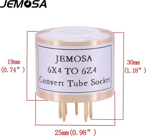 1PC Tube Socket EZ90 6063 6202 6X4 TO 6Z4 DIY Audio Vacuum Tube Amplifier Convert Socket Adapter in Saudi Arabia