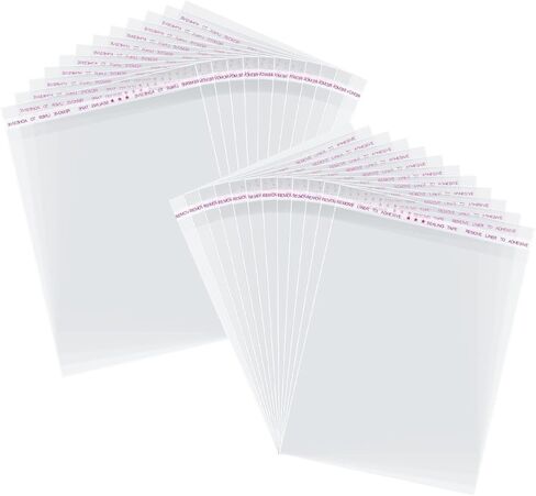 200PCS Transparent Self Sealing Bag 120x150mm Plastic Sealable Bag Biscuit and Bread Packaging Pouch Suitable for Sweets Jewellery Party Favours Handicrafts in Saudi Arabia