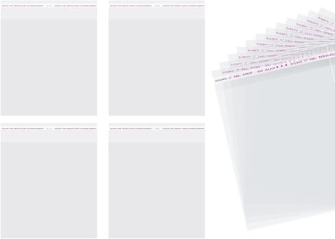200PCS Transparent Self Sealing Bag 120x150mm Plastic Sealable Bag Biscuit and Bread Packaging Pouch Suitable for Sweets Jewellery Party Favours Handicrafts in Saudi Arabia