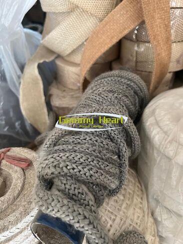 Gemmy Heart Graphite Impregnated Fiberglass Rope Seal Gasket Replacement for Wood Stoves 18mm 3meter Black (18mm 3meter Black) in Kuwait