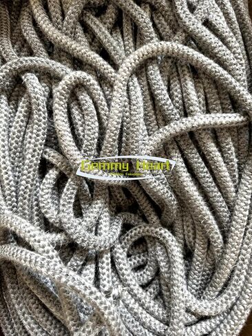 Gemmy Heart Graphite Impregnated Fiberglass Rope Seal Gasket Replacement for Wood Stoves 18mm 3meter Black (18mm 3meter Black) in Kuwait