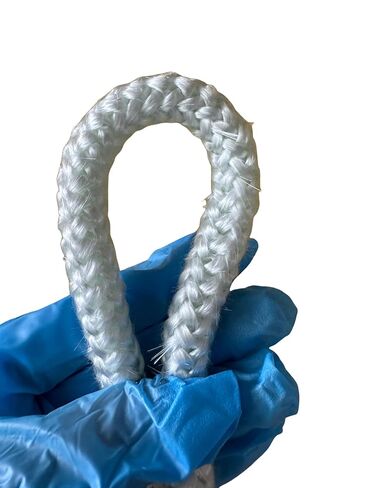 Gemmy Heart Graphite Impregnated Fiberglass Rope Seal Gasket Replacement for Wood Stoves 14mm 1meter White (14mm 1meter White) in Kuwait