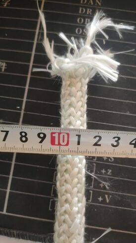 Gemmy Heart Graphite Impregnated Fiberglass Rope Seal Gasket Replacement for Wood Stoves 14mm 1meter White (14mm 1meter White) in Kuwait