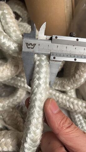 Gemmy Heart Graphite Impregnated Fiberglass Rope Seal Gasket Replacement for Wood Stoves 14mm 1meter White (14mm 1meter White) in Kuwait