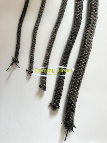 Gemmy Heart Graphite Impregnated Fiberglass Rope Seal Gasket Replacement for Wood Stoves 14mm 2meter Black (14mm 2meter Black) in Kuwait