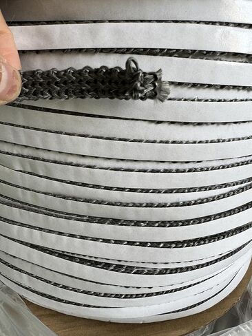 Gemmy Heart Stove Gasket Tape, Self Adhesive Flat Gasket for Woodstoves and Fireplaces 10 * 3 1meter Black (10 * 3 1meter Black) in Kuwait