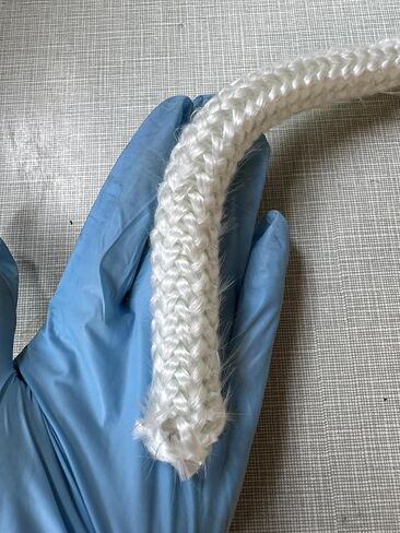 Gemmy Heart Stove Gasket Tape, Self Adhesive Flat Gasket for Woodstoves and Fireplaces 3mm*10mm* 3meters White (3mm*10mm* 3meters White) in Kuwait