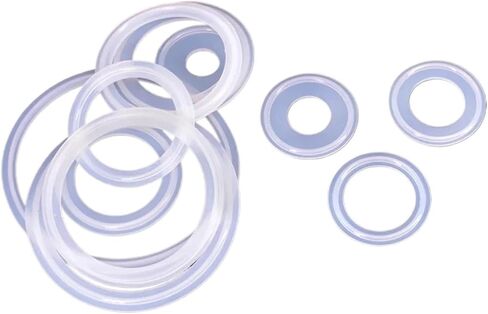 5 PCS 1/2" 3/4" 1" 1.5" 2" 2.5" 3" 3.5" 4" Sanitary Silicone Sealing Gasket Strip Homebrew Beer(108x119mm) in Saudi Arabia
