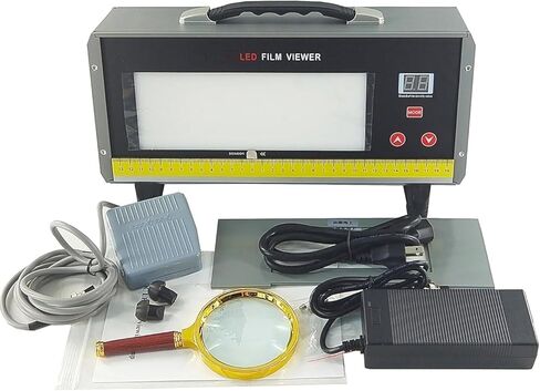 LED Industrial Radiographic Film Viewer X-ray Film Viewer NDT Radiographic Film Viewer Viewing Lamp with Highest Luminance 225000cd/m²(700000Lux) Foot Pedal Design in Saudi Arabia