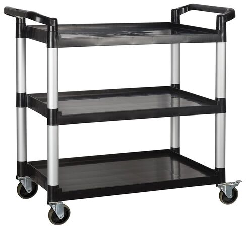 Winco Heavy-Duty Folding Utility Cart, 350 Pound Capacity, Black in Saudi Arabia