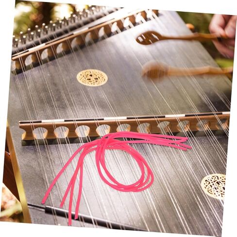 8pcs Yangqin Rubber Tube Replacement Kit Durable High Elasticity Repair Parts for Dulcimer Yangqin Instruments Versatile Design for Optimal Sound Quality in Kuwait