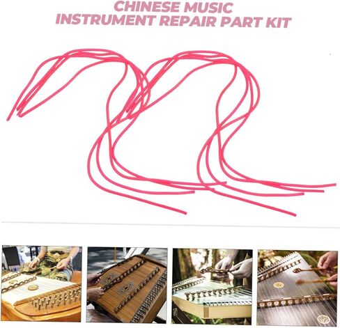 8pcs Yangqin Rubber Tube Replacement Kit Durable High Elasticity Repair Parts for Dulcimer Yangqin Instruments Versatile Design for Optimal Sound Quality in Kuwait