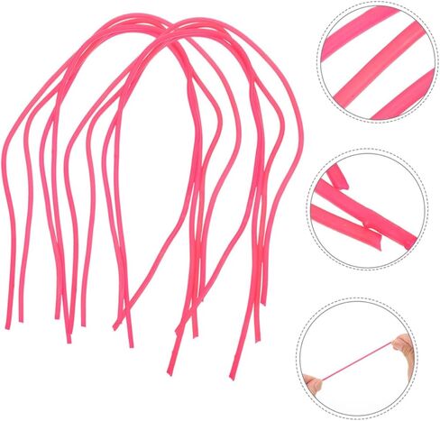 Kisangel 8pcs High Elasticity Yangqin Rubber Tube Replacement Kit Durable Tubes for Various Yangqin and Chinese Dulcimer Instruments Repair Parts for Musicians in Saudi Arabia