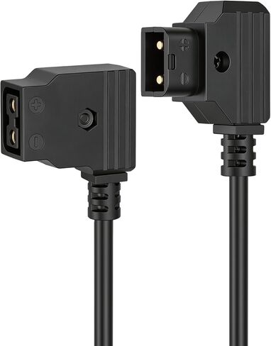 D-Tap 2 Pin Male to Female P-Tap Extension Battery Power Cable for IDX Anton-Bauer V-Mount Battery Gold Mount ARRI Red Camera (3M) in Saudi Arabia