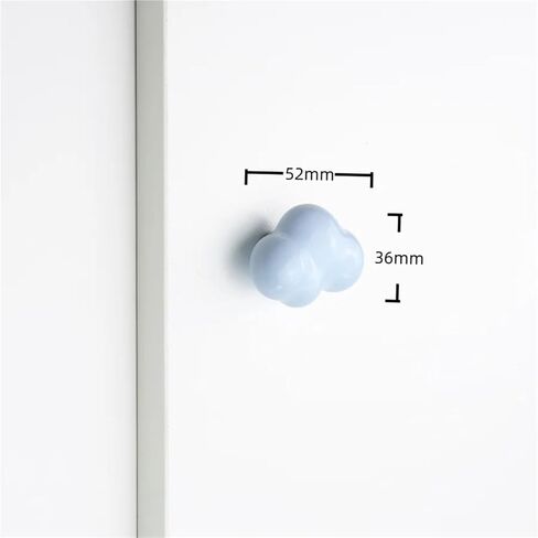 خزانة غرفة على شكل نجوم وسحاب وأقمار وأثاث من السيراميك وخزائن ملابس كرتونية تسحب باب الدرج قطعة واحدة (سحاب-صغير-أزرق) in Kuwait