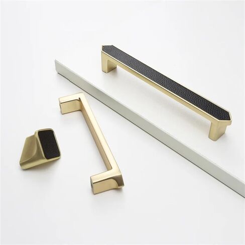 Leather Kitchen Cabinet Handles for Furniture Zinc Alloy Door Wardrobe and Drawer Hardware 1Pcs(K) in Saudi Arabia