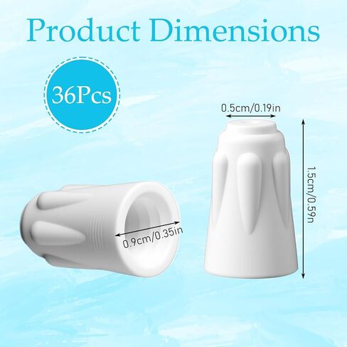 cobee 36 Pcs Ceramic Wire Connector, High Temp Wire Connectors White Ceramic Nuts, Porcelain Connector Wires Connectors for High Temperature Repairs in Saudi Arabia