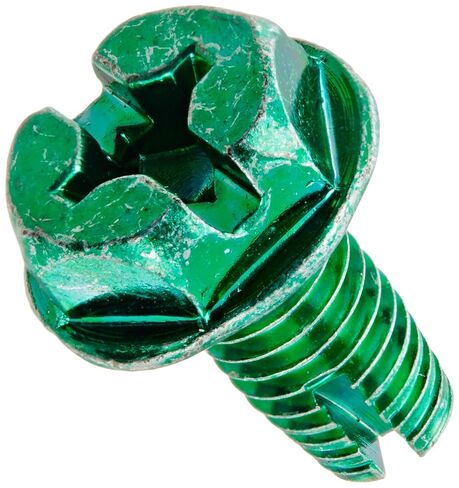 NSI GSC Solid Wire Grounding Combo Slotted Hex Screw, Pack of 100 in Saudi Arabia