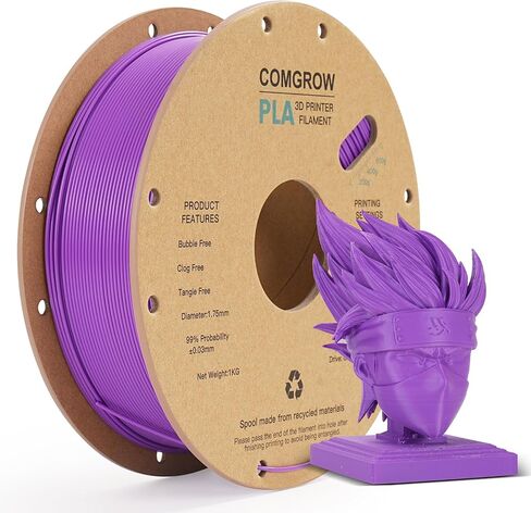 Comgrow PLA 3D Printer Filament, 3D Printer PLA Filament 1.75mm, Dimensional Accuracy +/- 0.02 mm, 1KG Spool PLA Forest Green in Saudi Arabia